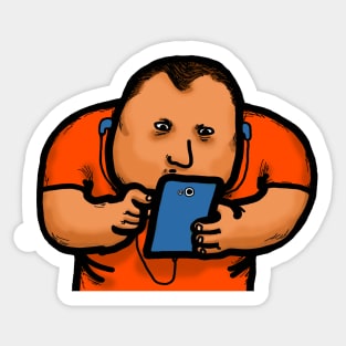 Cellphone Social Media Isolation Sticker